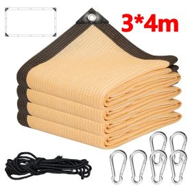 Rectangle Sun Shade Sail With 4 Snap Hook UV Blockage (Option: W13535774)